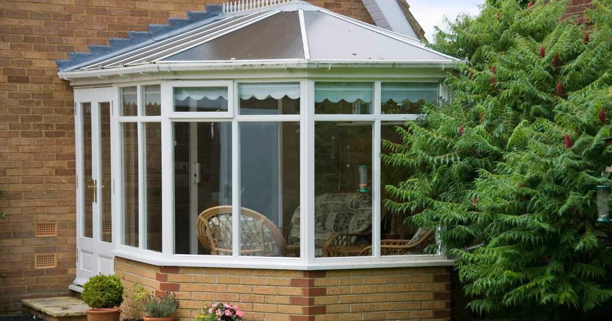 Completed Nordic garden room exterior